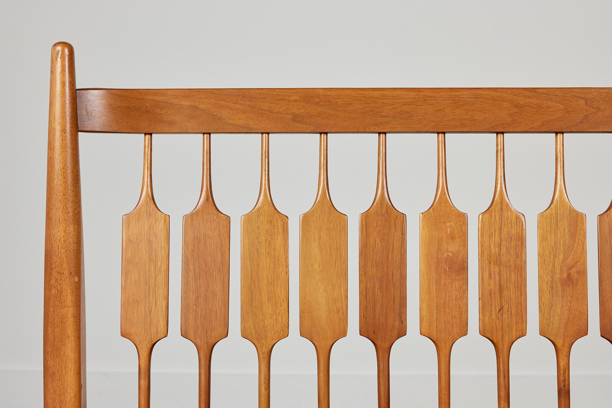 American Kipp Stewart King Size Walnut Headboard for Drexel Declaration