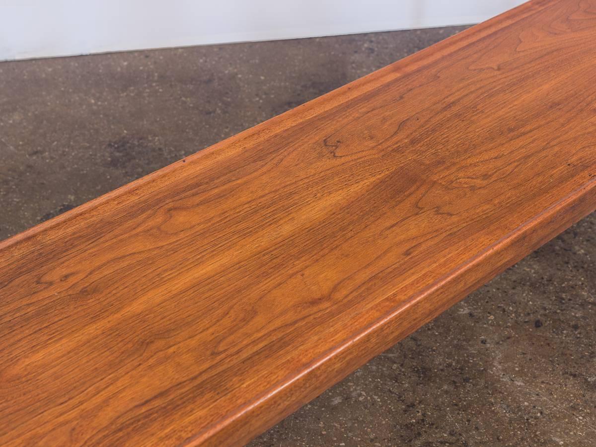 Kipp Stewart Long Walnut Bench for Drexel 2