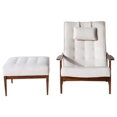 Sedia da salotto e ottomana Kipp Stewart per Directional