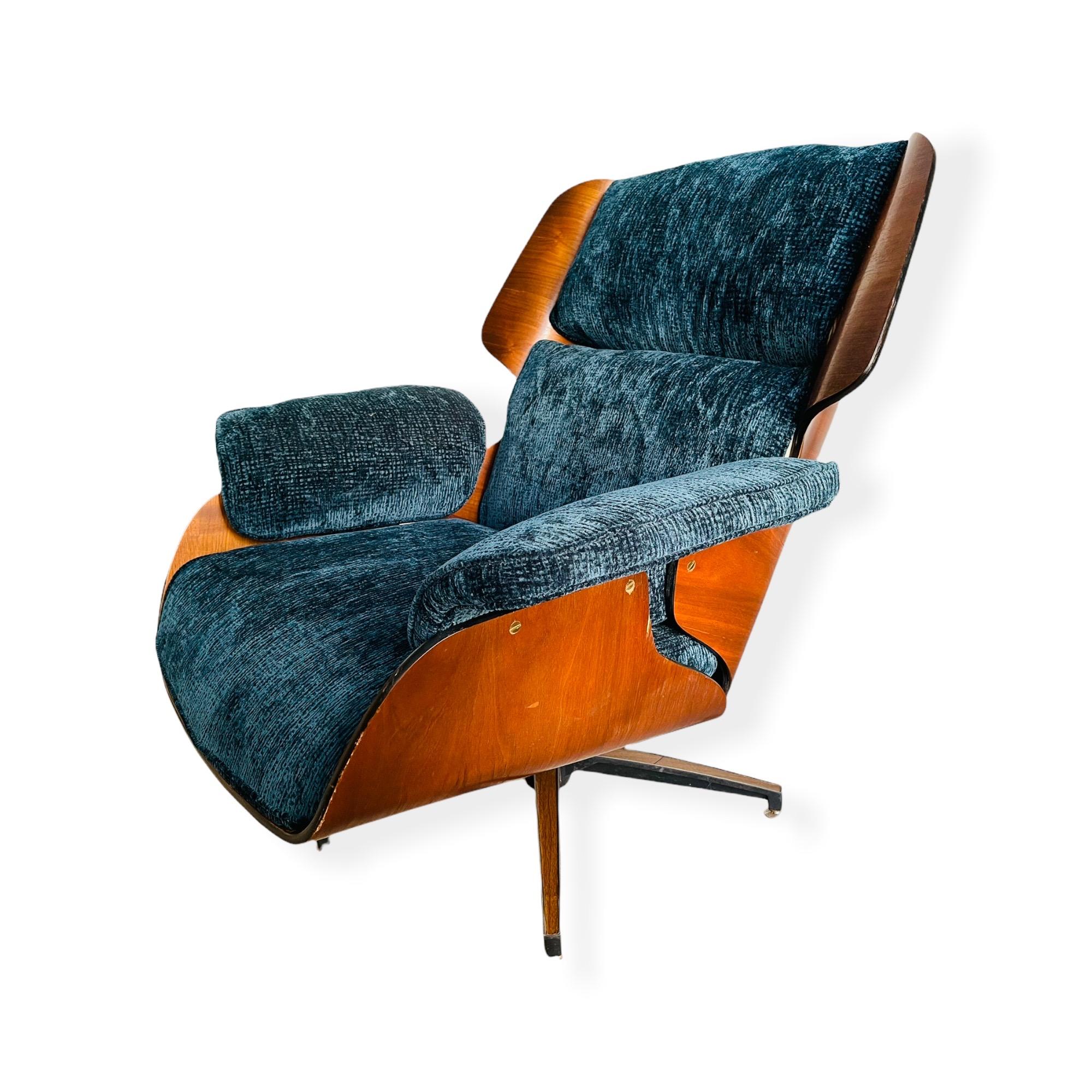 Fabric Kipp Stewart Lounge Chair & Ottoman by Drexel Declaration