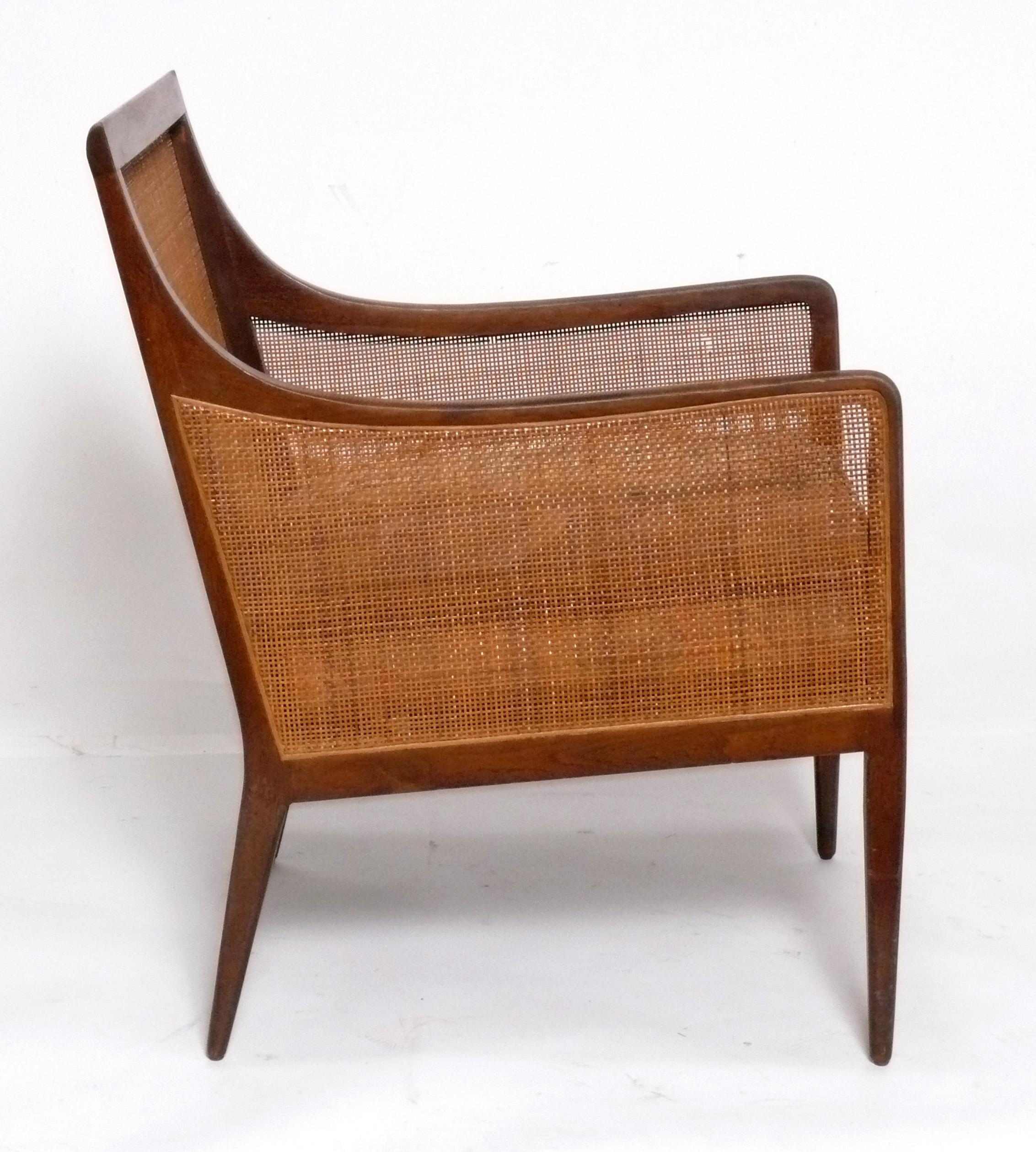 Kipp Stewart Lounge Stühle und Ottomane neu lackiert & neu gepolstert in Ihrem Stoff (Moderne der Mitte des Jahrhunderts) im Angebot