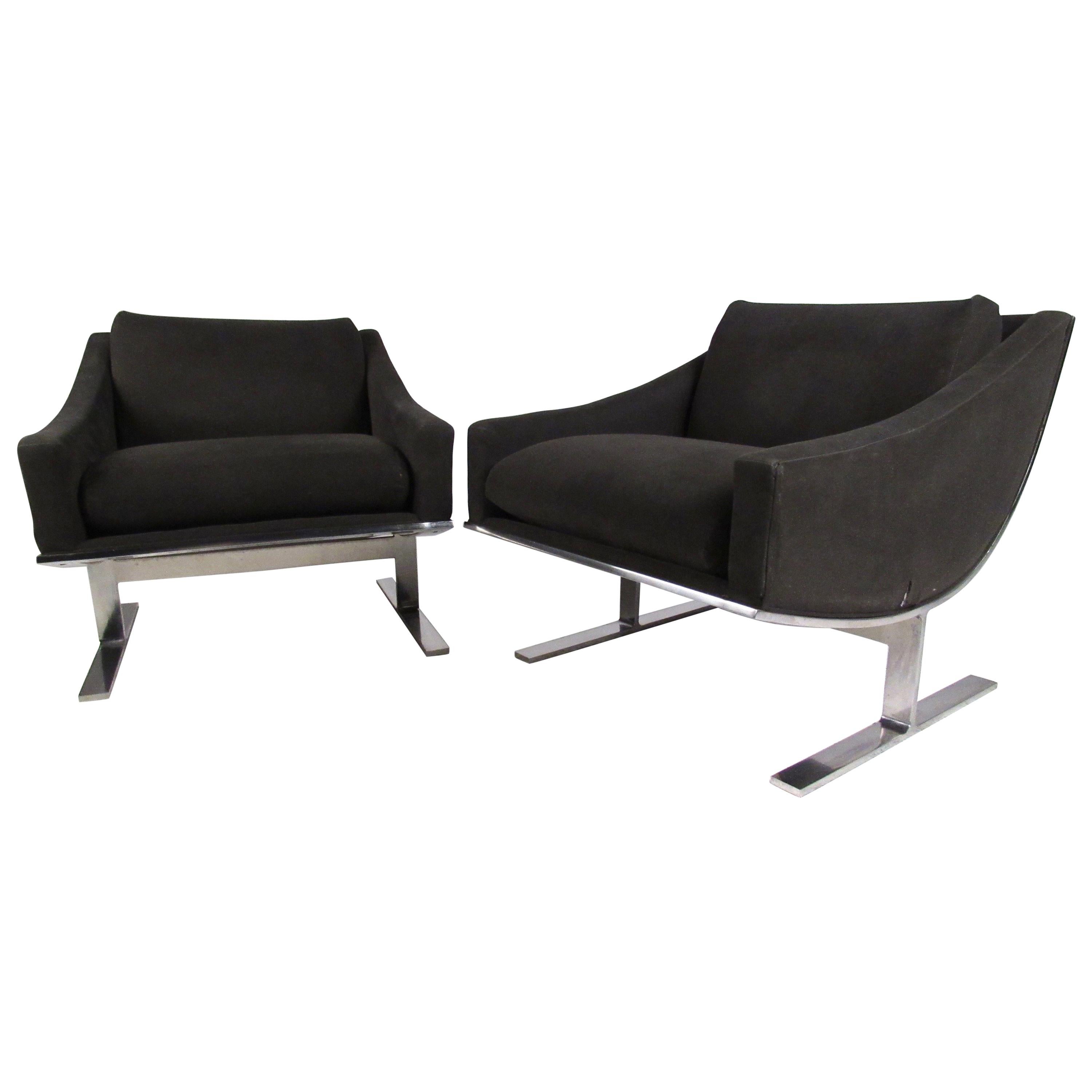 Kipp Stewart Modern Lounge Chairs by Directional For Sale