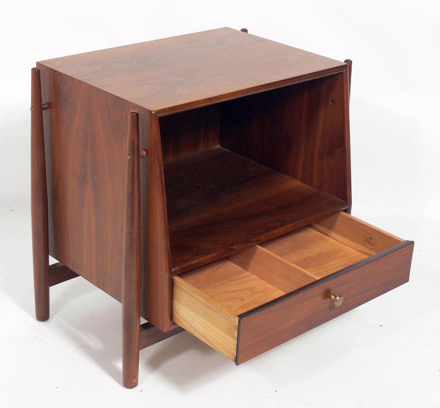 Mid-Century Modern Kipp Stewart Nightstands or End Tables