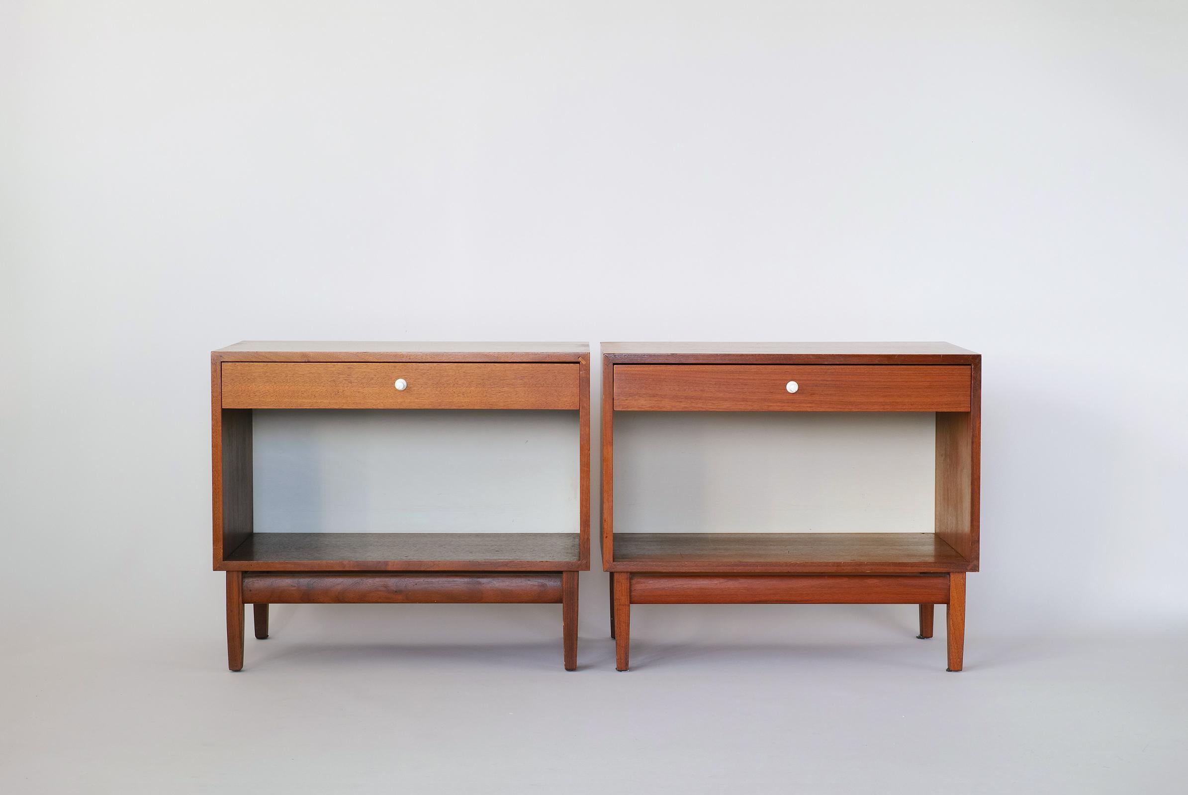 Mid-Century Modern Kipp Stewart Nightstands for Calvin Furniture