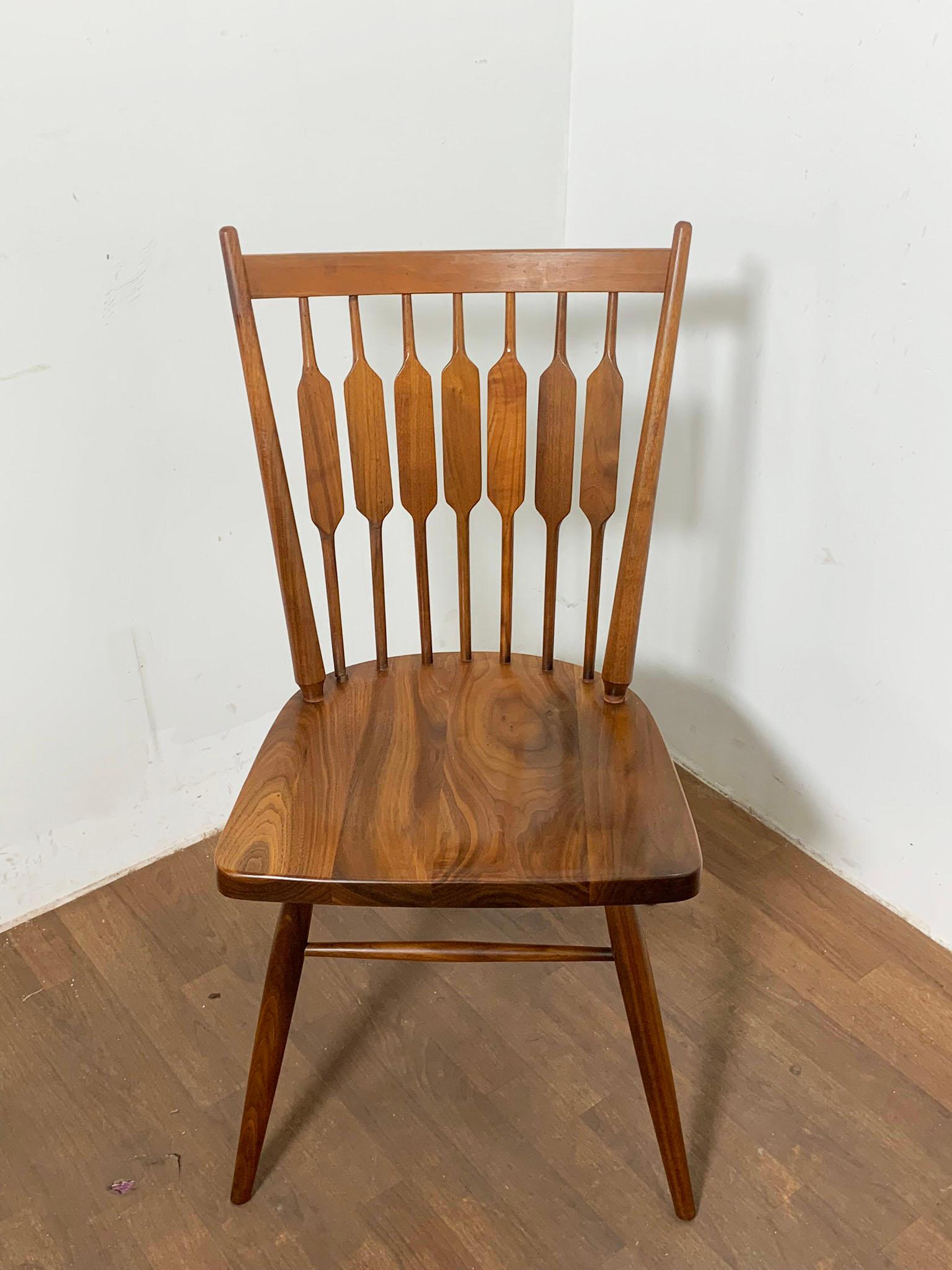 Kipp Stewart Set of Five Centennial Dining Chairs for Drexel Circa 1960s In Good Condition For Sale In Peabody, MA