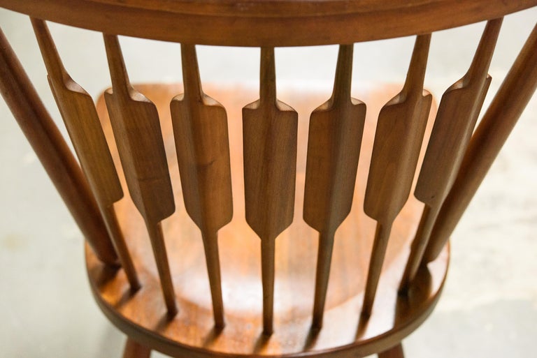 Kipp Stewart Set of Six Centennial Dining Chairs for Drexel, 1950s, Signed 10