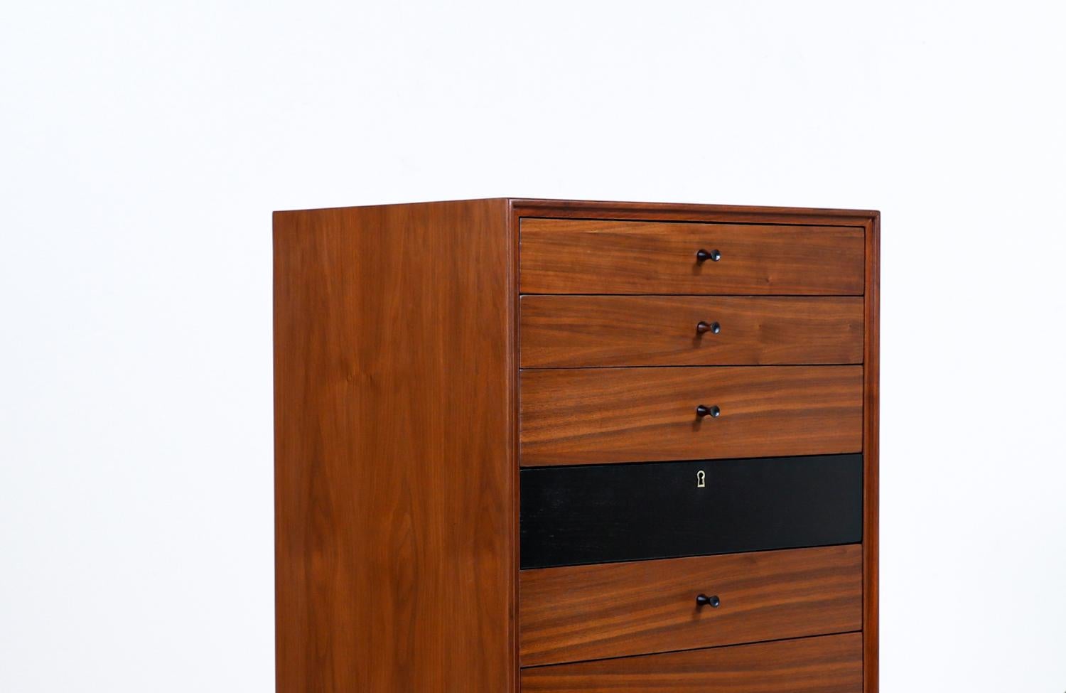 Kipp Stewart & Stewart MacDougall Highboy Chest for Glenn of California In Excellent Condition For Sale In Los Angeles, CA