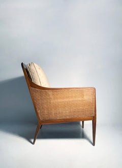 Kipp Stewart, salotto in legno di noce e canna per Directional