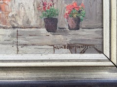 Kippel and the Bietschhorn Oil on Canvas Swiss Alps