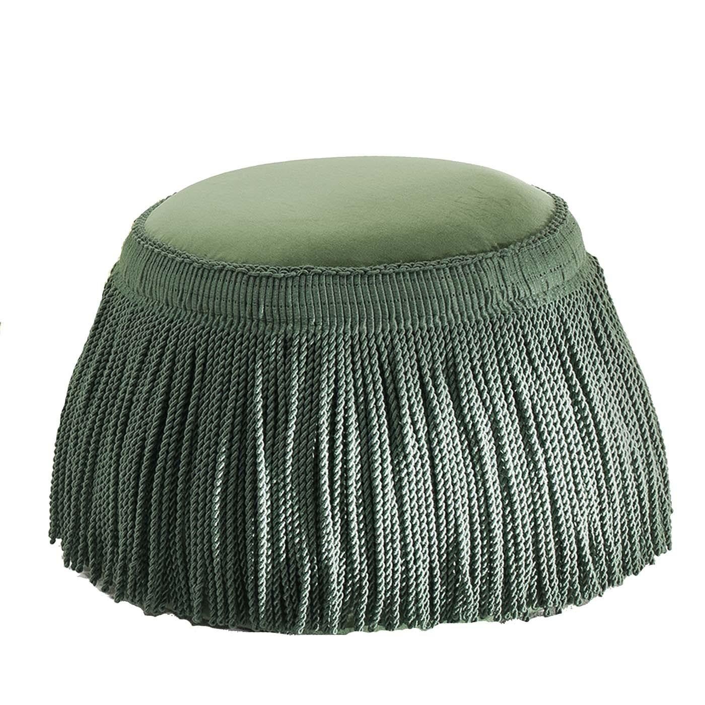 Kir Royal Green Ottoman by Christophe de la Fontaine In New Condition For Sale In Milan, IT