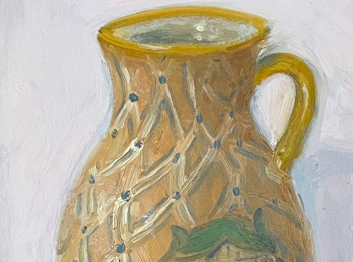 Limoni e brocca - Painting Contemporaneo di Kira Mountjoy-Pepka