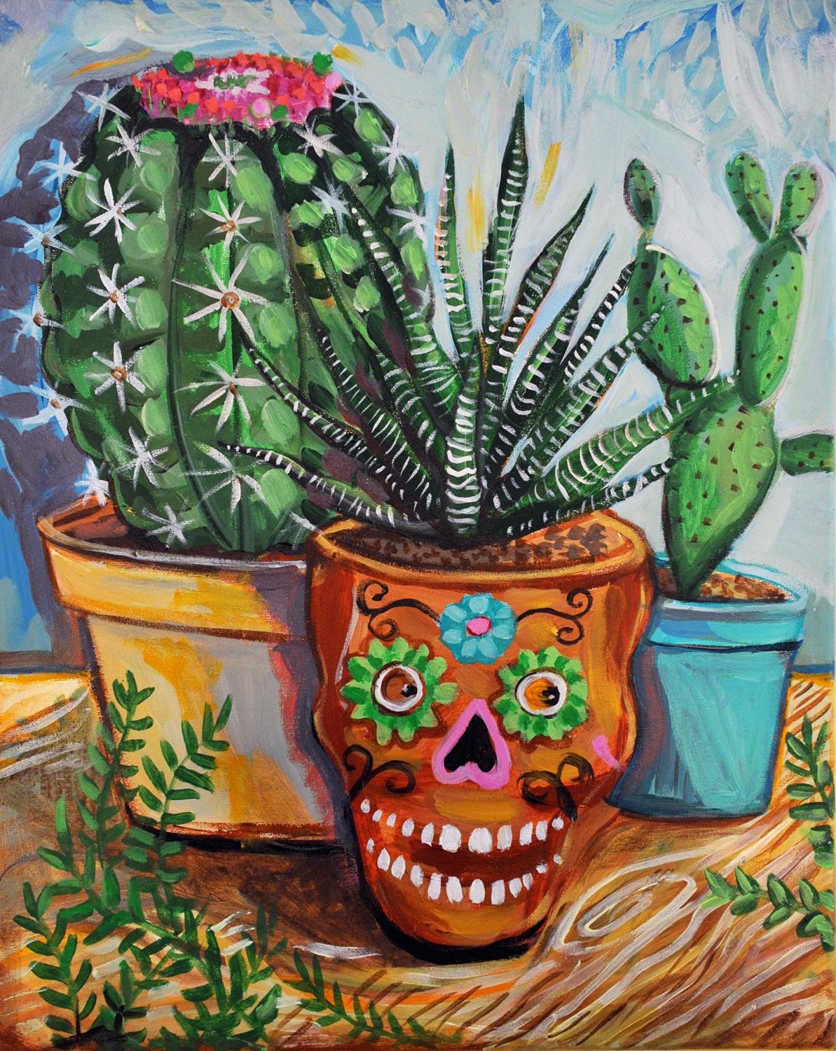 Cactus Garden, Original Painting
