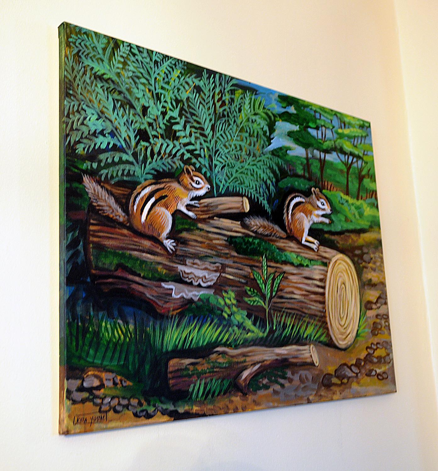 Ardillas, Pintura original - Painting de Kira Yustak