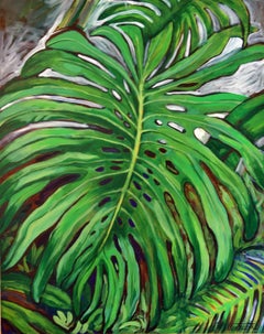 Monstera, Pintura original