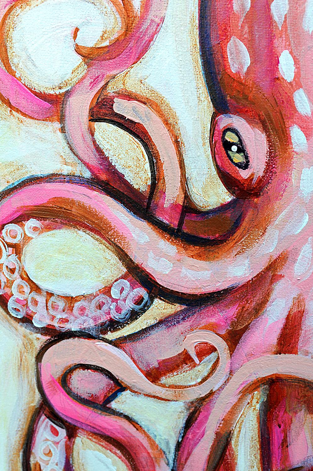 paintings of octopus