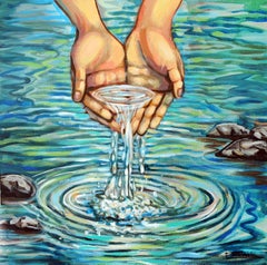 L'acqua è vita, dipinto originale