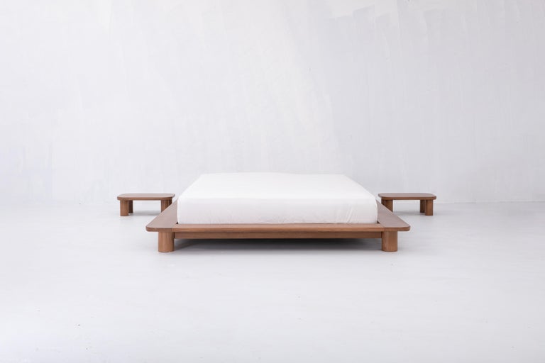 Kiral Platform Bed By Sun At Six Minimalist Sienna Queen Bed In Wood 