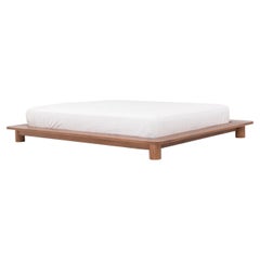 Kiral Platform Bed by Sun at Six, Minimalist Sienna Queen Bed in Wood