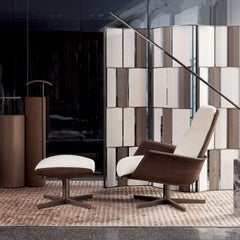 Kiranami Leder und Holzfliesen Raumtrenner