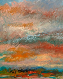 Crimson Lights in Sky