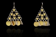 Kirdan Gold  Silver earrings