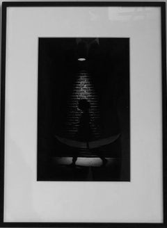 Fantasma, Chicago, Silueta de mujer, Fotografía en blanco y negro, Enmarcada