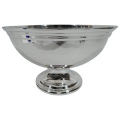 Kirk Art Deco Sterling Silver Centerpiece Punch Bowl