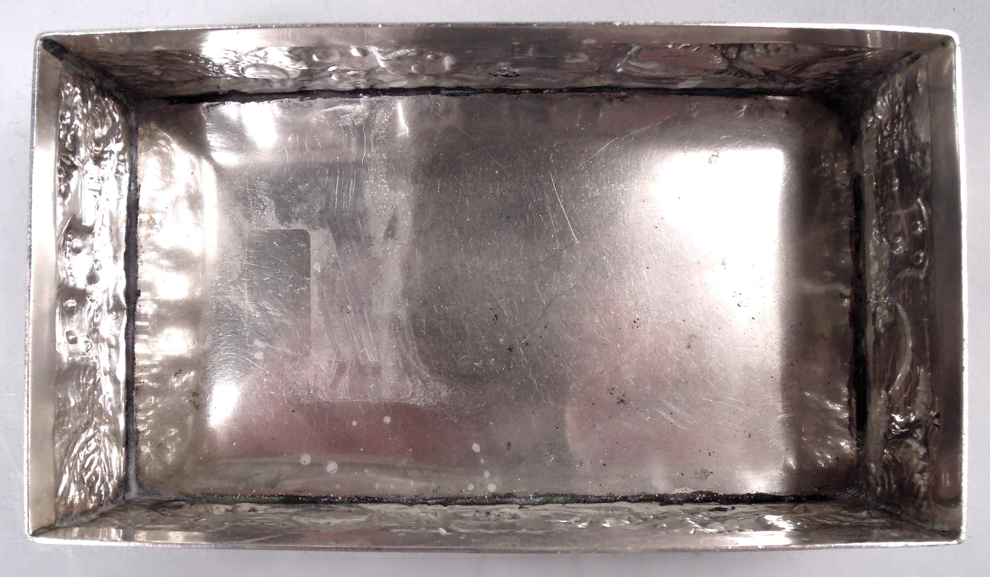Kirk Baltimore Sterling Silver Box with Picturesque Architecture For Sale 2