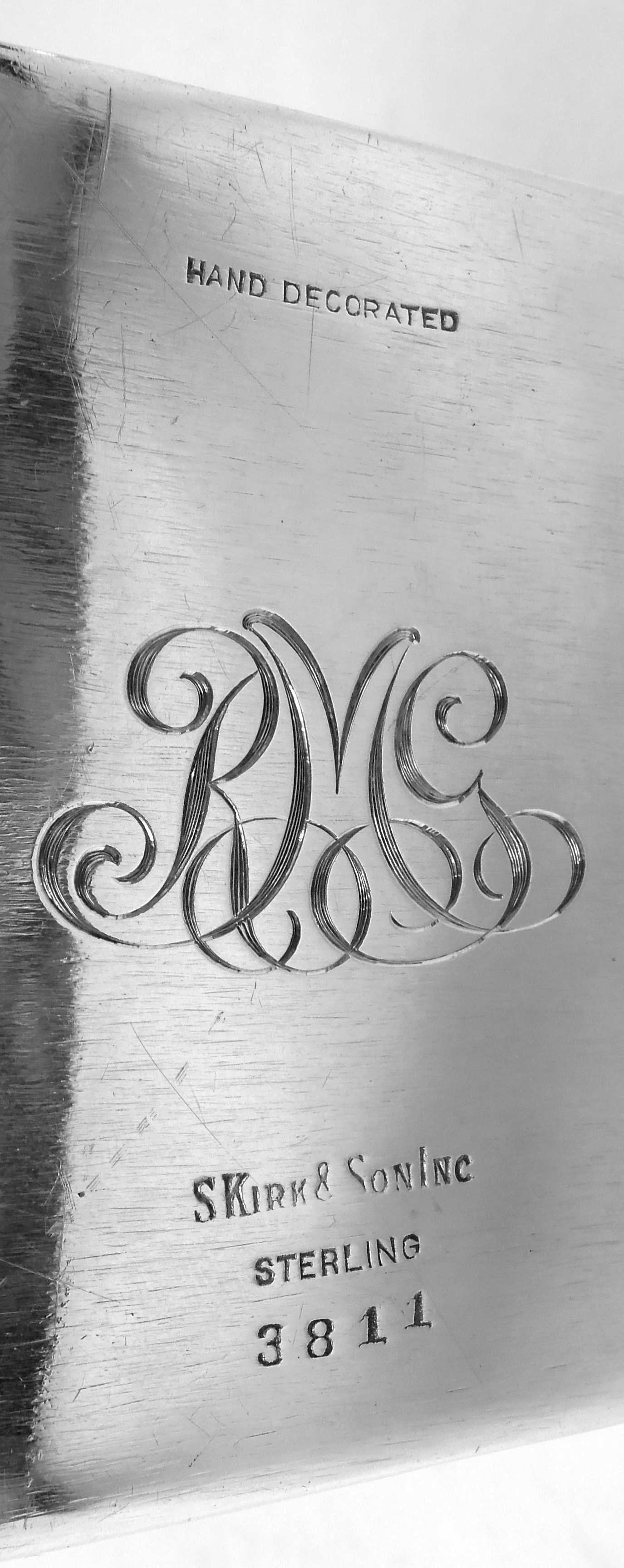 Kirk Baltimore Sterling Silver Box with Picturesque Architecture For Sale 3