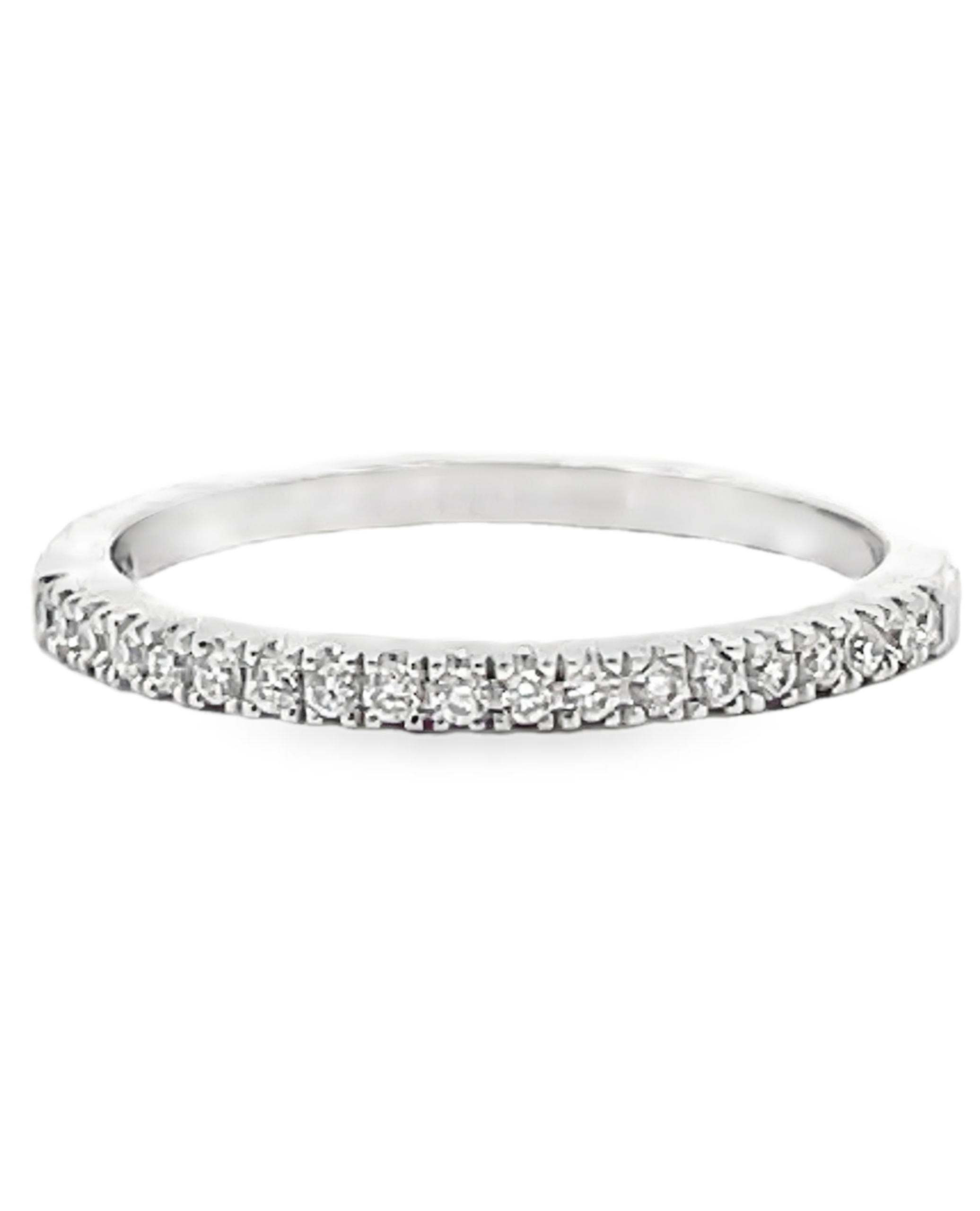 Kirk Kara K1020D-B Stella Diamantband in 18K Weißgold (Zeitgenössisch) im Angebot