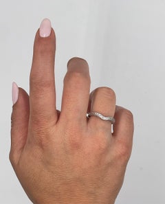 Kirk Kara SS6454B-BS Diamond Wedding Band with Hand Carving Detail