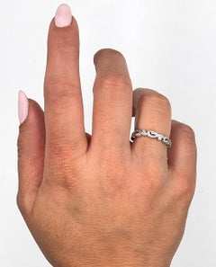 Kirk Kara SS6967-BS1 Angelique Filigree Diamond Ring in 18K White Gold