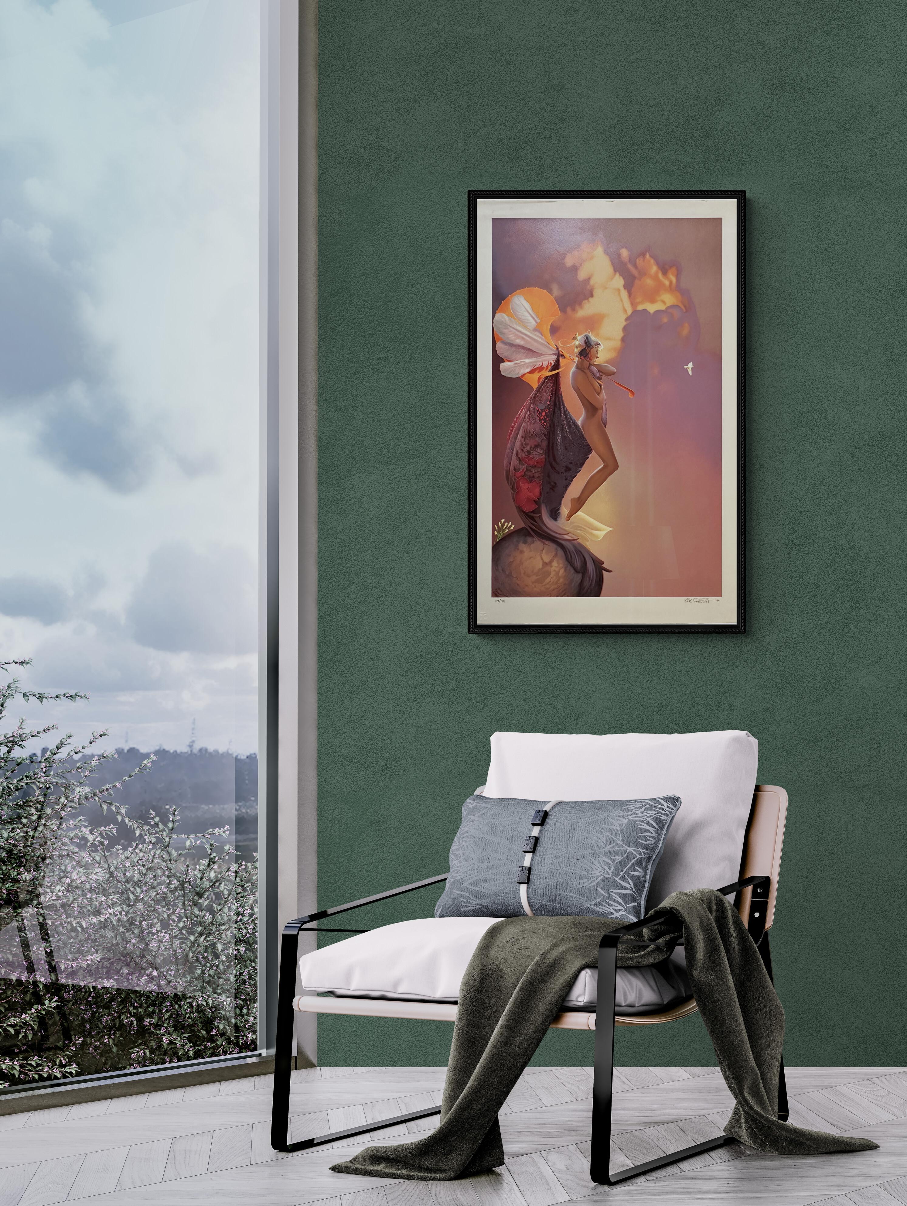 Dreams of Spring 1988, signierte Lithographie in limitierter Auflage – Print von Kirk Reinert