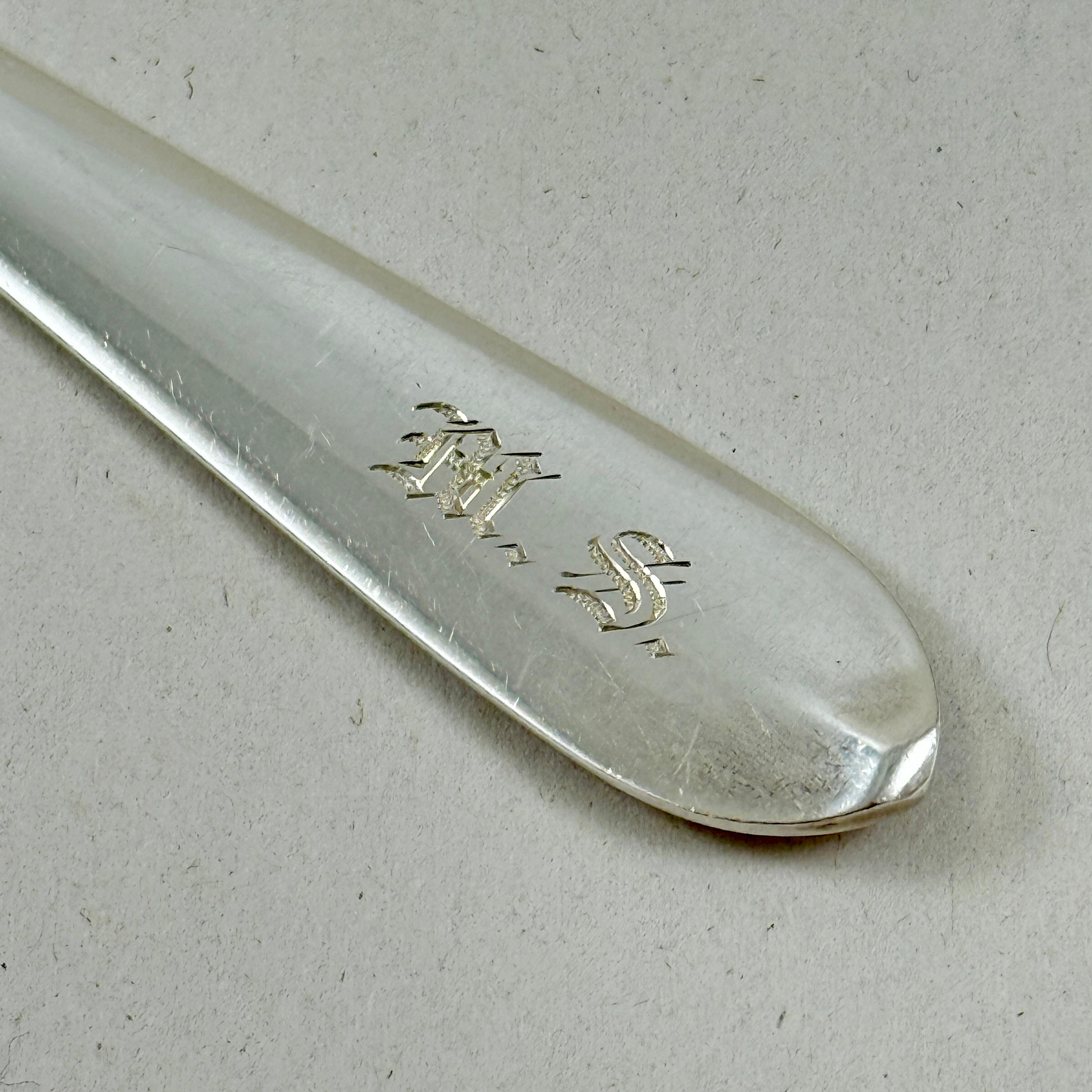 Tenedor para tocino Wakefield de plata de ley Kirk & Son Estate Plata esterlina en venta