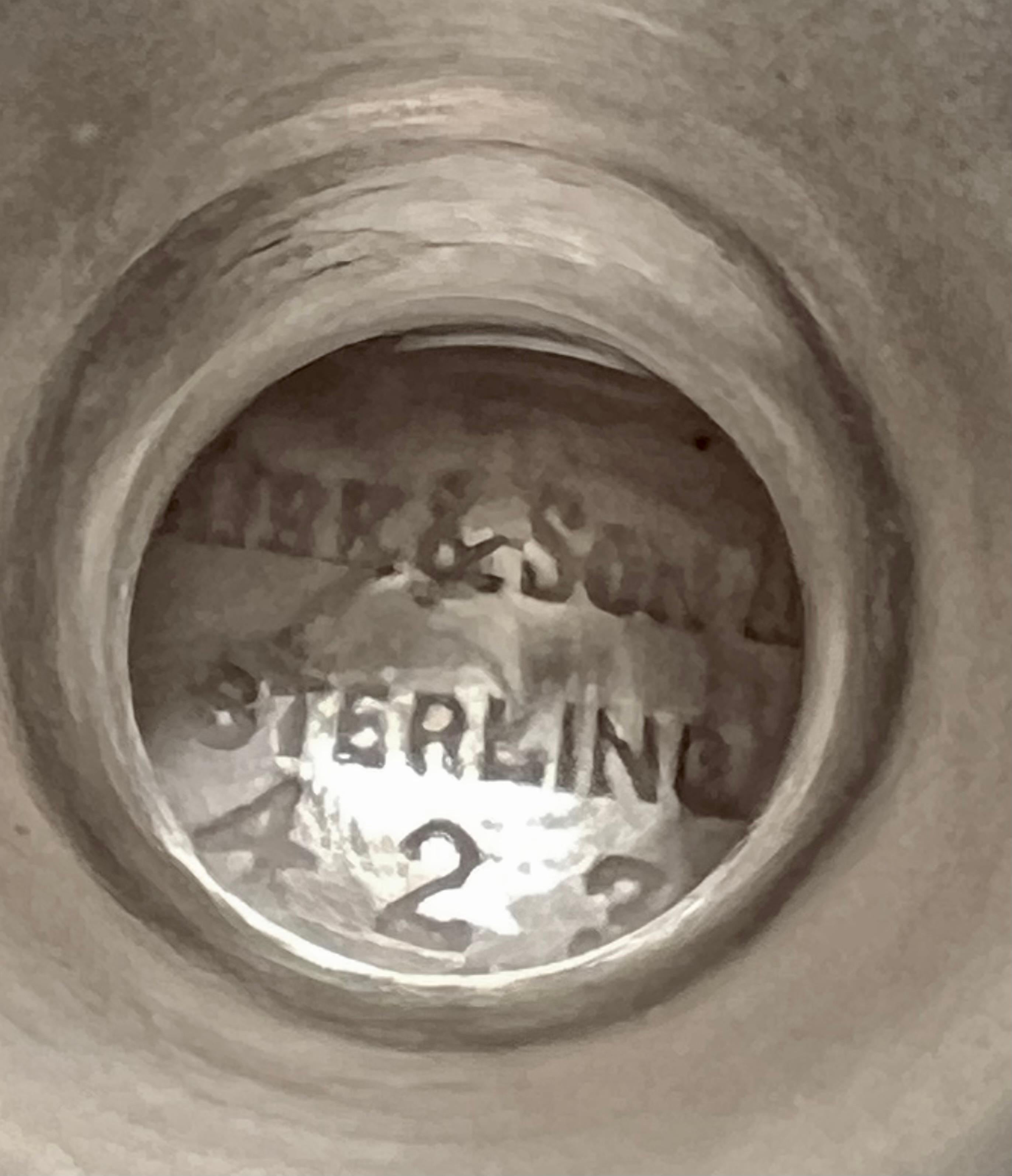 Copas para helado Kirk & Sons de plata de ley repulida 1925 - Lote de 12 principios del siglo XX