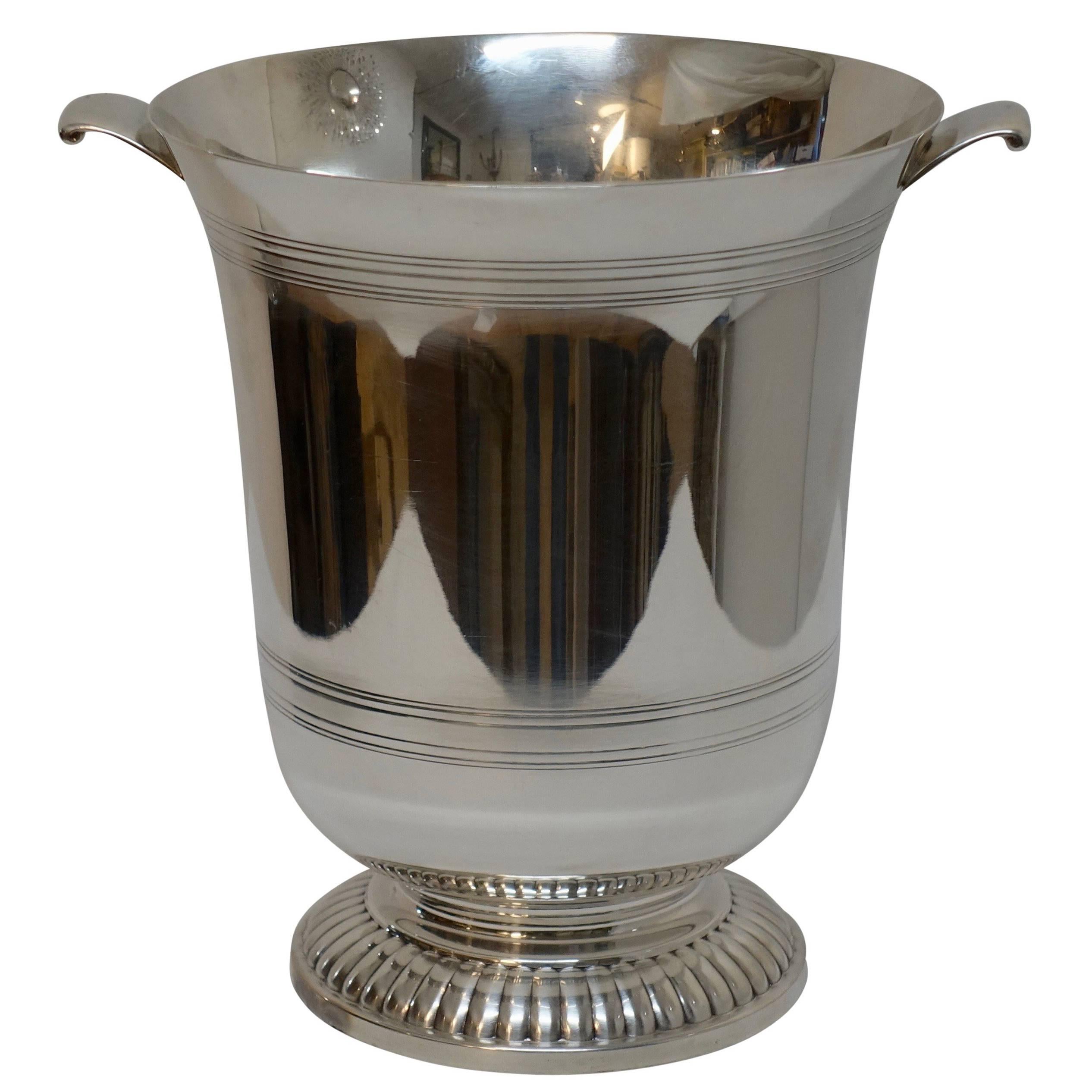 Kirk Stieff Sterling Silver Champagne Wine Cooler, 1960s