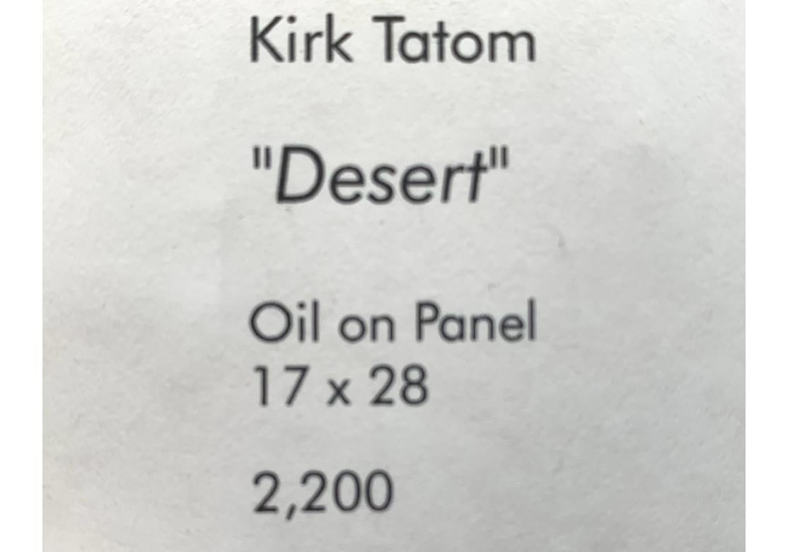Kirk Tatom (Americano, nato nel 1955) Olio su pannello intitolato 