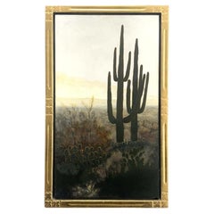 Kirk Tatom (American, Born 1955) Oil On Panel Titled "Desert"