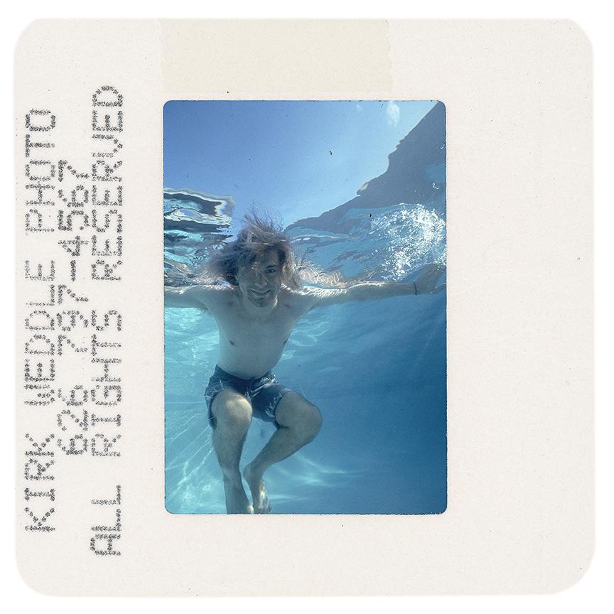 Kurt Cobain Nirvana Nevermind original color slide print