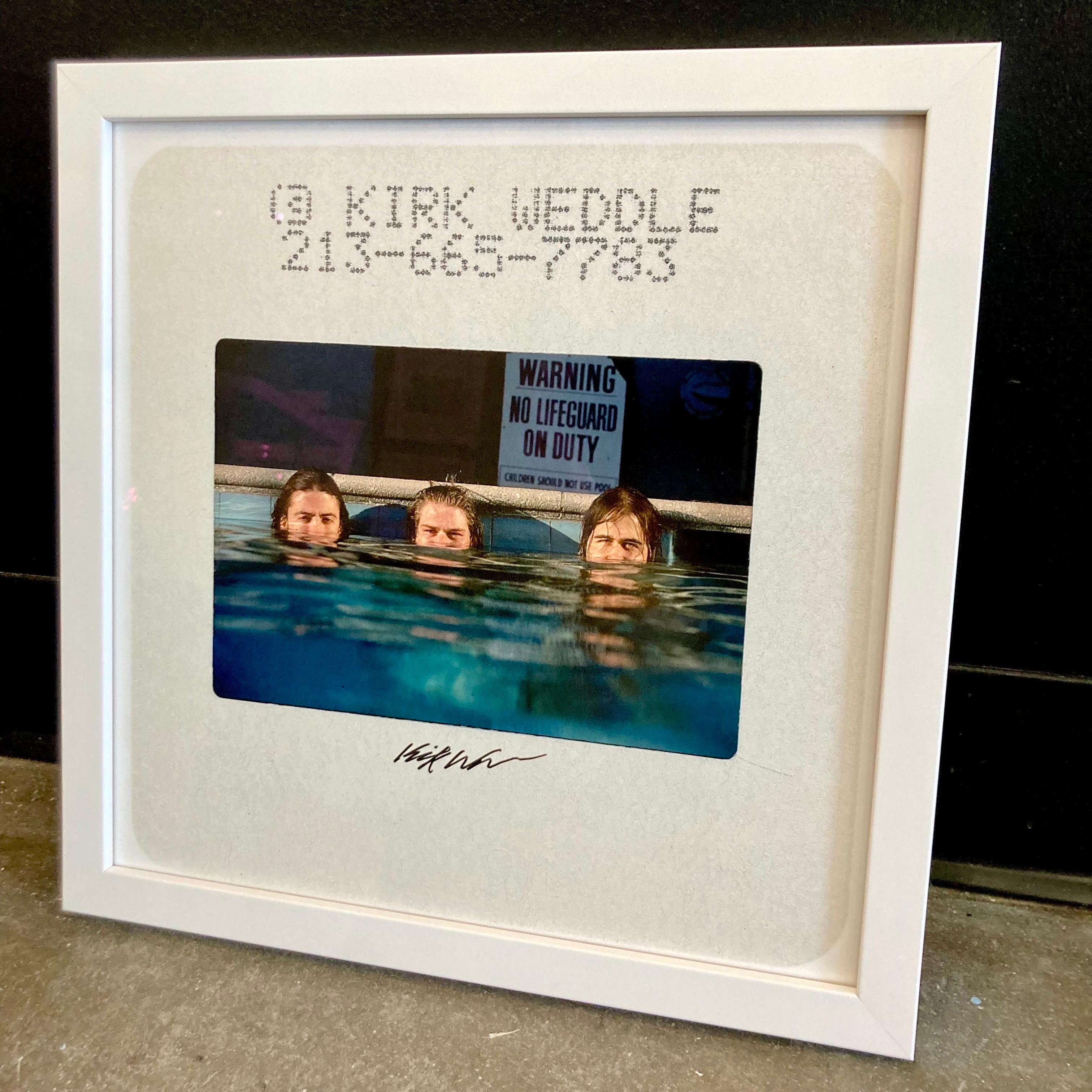 Nirvana color slide print Nevermind by Kirk Weddle - framed signed print For Sale 1