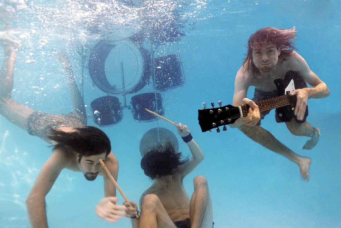 Kirk Weddle Color Photograph – Nirvana Nevermind unter Wasser