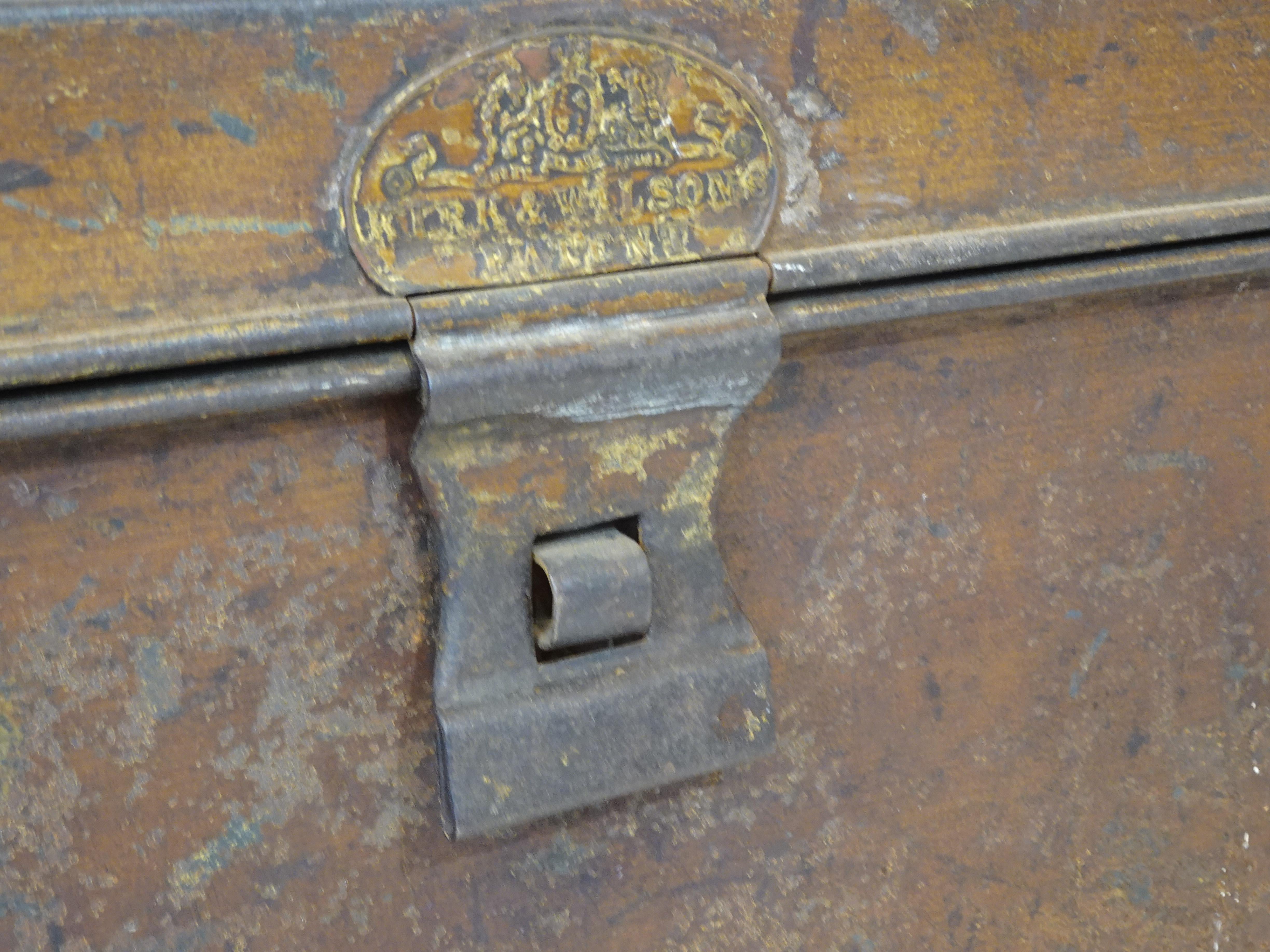 Metal Kirk & Wilson's Royal Mail Box / Trunk  
