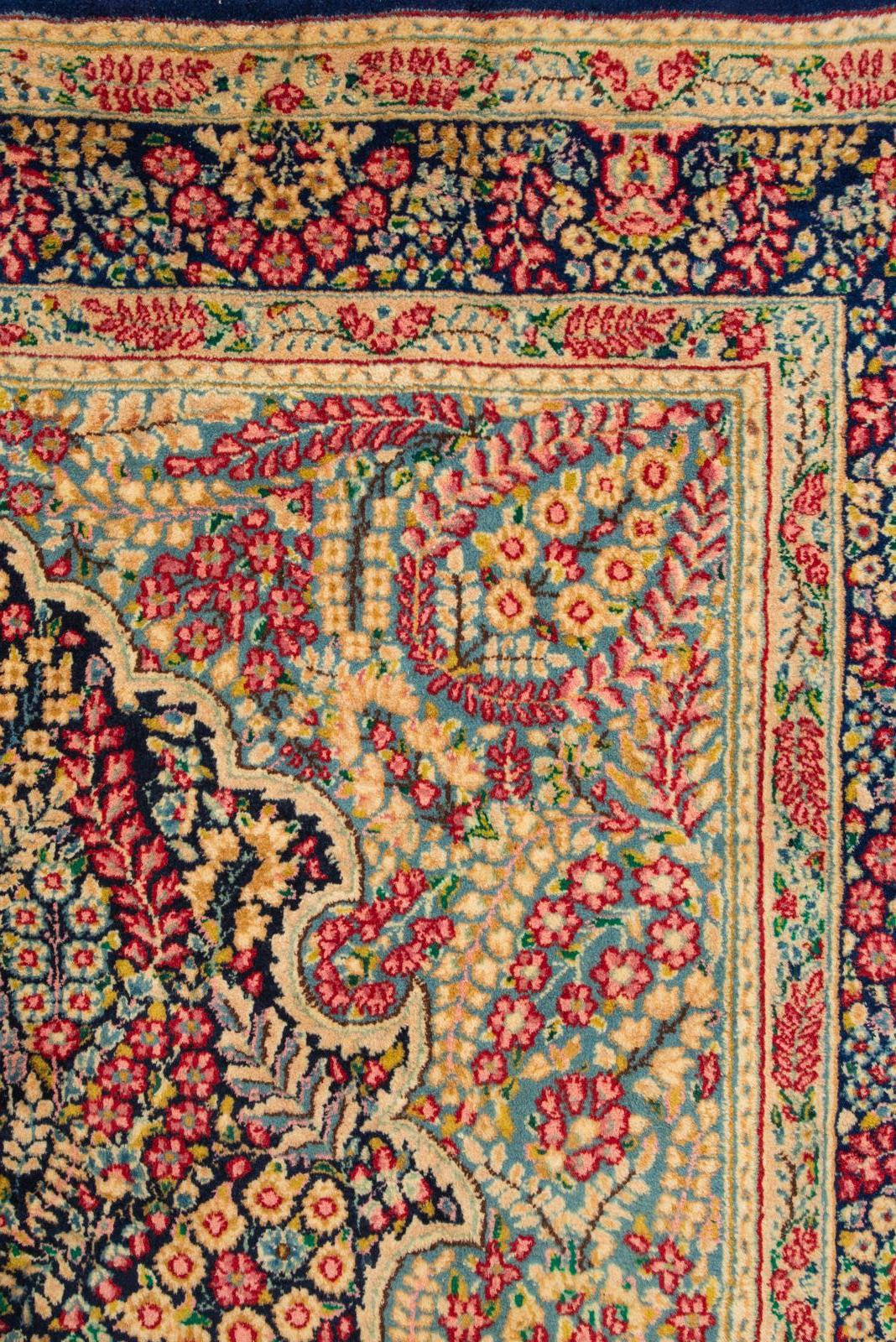Kirman Lavar Style Vintage Oriental Rug For Sale 2