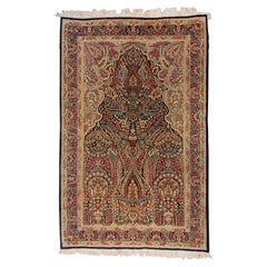 Tappeto orientale vintage Kirman Lavar