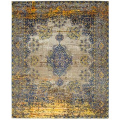 Kirman Robson Artwork Carpet from Erased Heritage Collection by Jan Kath