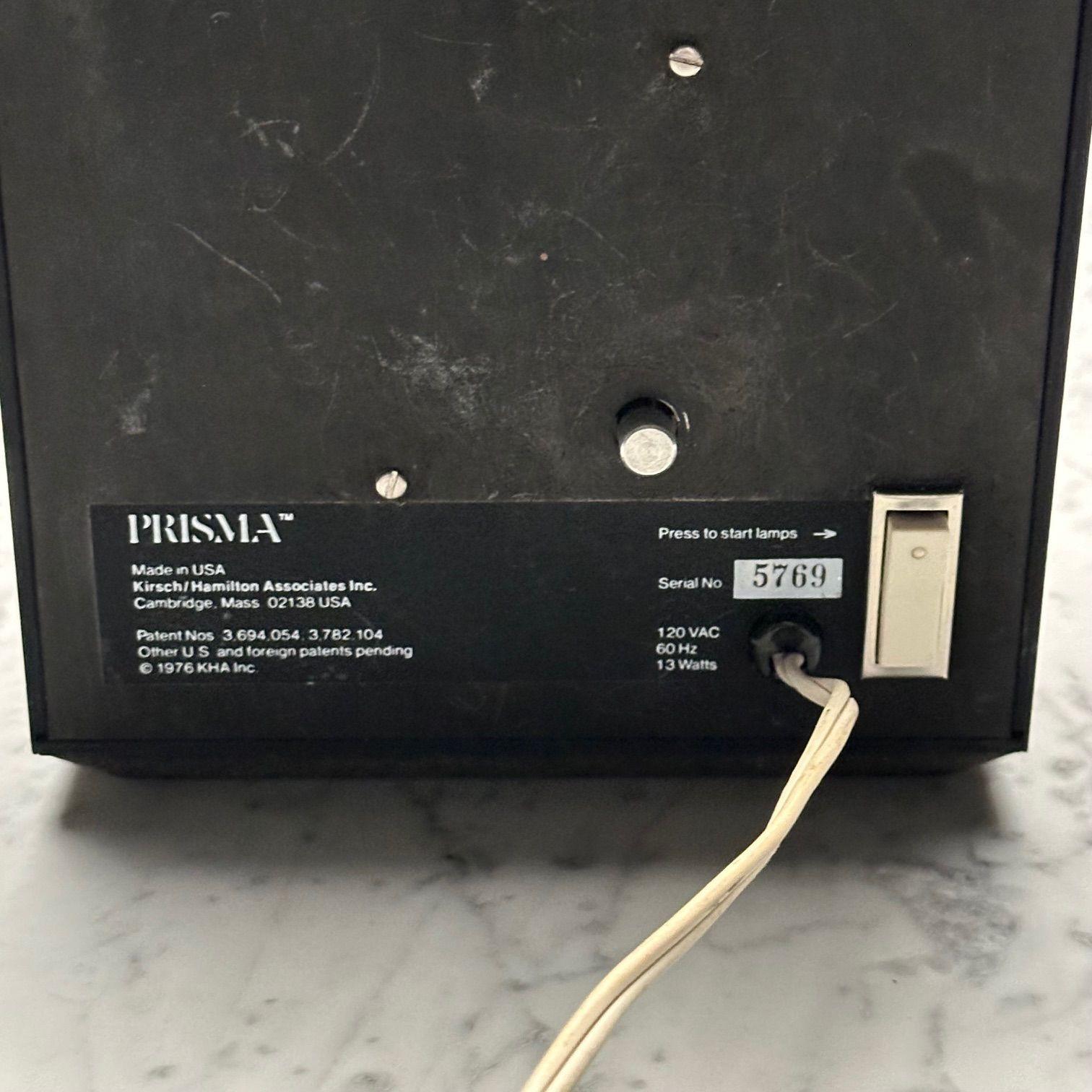 Kirsch Hamilton, American Mid-Century Modern Prisma Aluminum Aurora Clock, 1970s 6