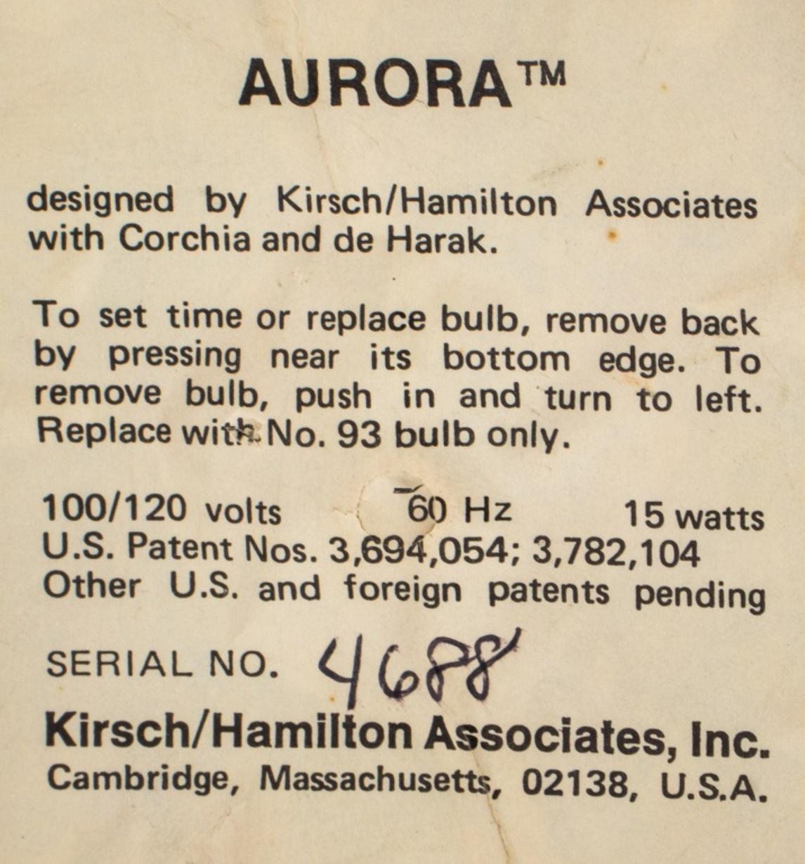 Kirsch Hamilton Modernist 