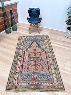 Kirsehir Mucur • Antique Turkish Prayer Rug • 3'3"x5'10" • 1920s