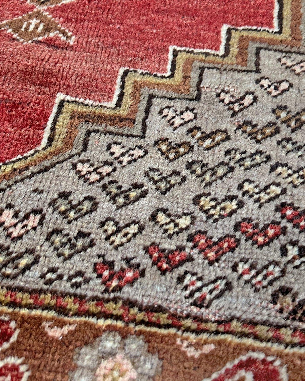 Lana Kirsehir - Tappeto turco vintage - Tappeto d'accento annodato a mano - 3′3″×5′ - 1950s in vendita