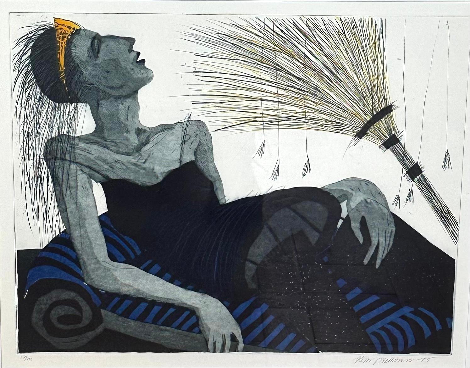 Kirsi Neuvonen, work on paper signed  dated 87 In Good Condition For Sale In Paris, FR